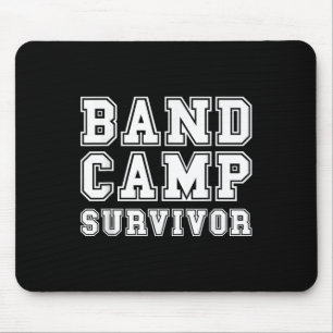 Band Camp Survivor Marching Band Trumpet Clarinet  Mouse Mat