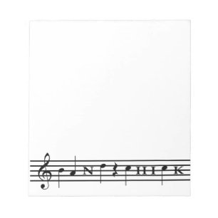 Band Chick Notepad