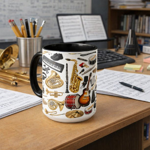 Band Collage Mug