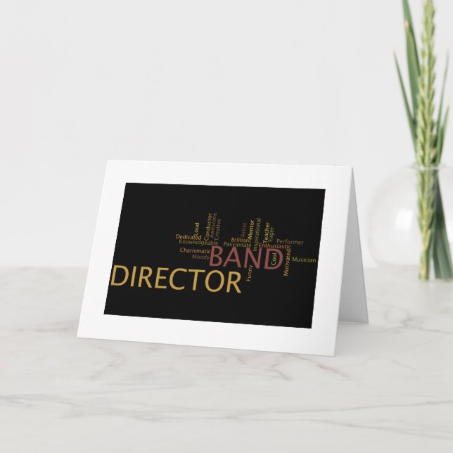 Band Director Card (Front)