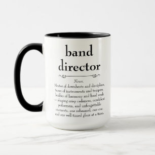Band Director Definition Thank You Gift Mug