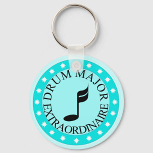 Band Drum Major Gift Key Ring