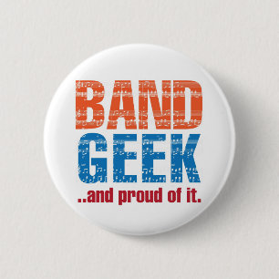 "Band Geek...and proud of it." Pin