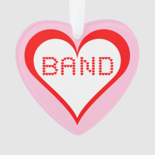 Band Hearts Ornament
