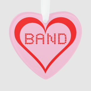 Band Hearts Ornament