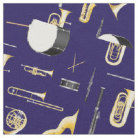 Band Instruments Music Musician Teacher Decor Blue