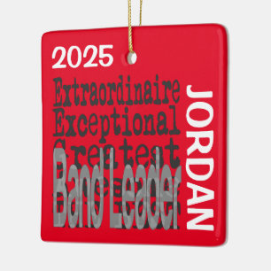Band Leader Extraordinaire CUSTOM Ceramic Ornament
