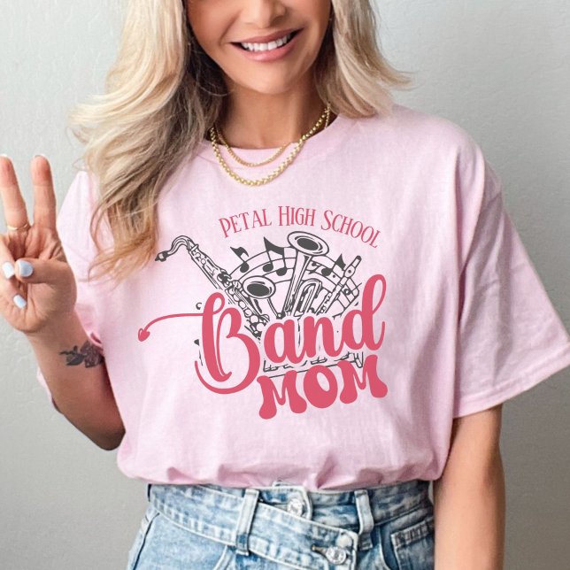 Band Mum Customisable T-Shirt (Band Mom Customizable T-Shirt
)