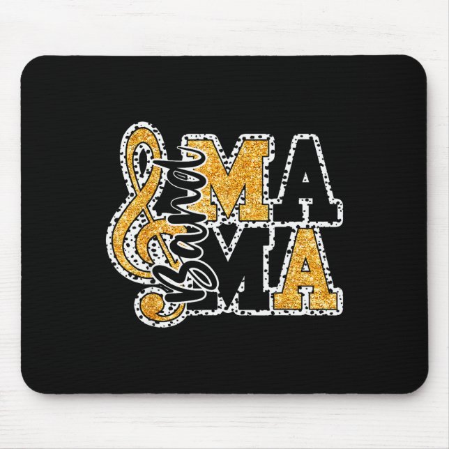 Band Mum Life Mother's Day Band Mama Marching Band Mouse Mat (Front)