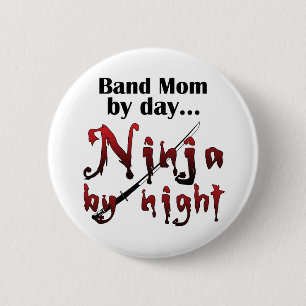 Band Mum Ninja 6 Cm Round Badge