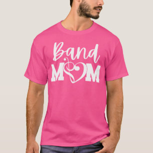 Band Mum Proud Band Mum Musical Marching Band Trum T-Shirt