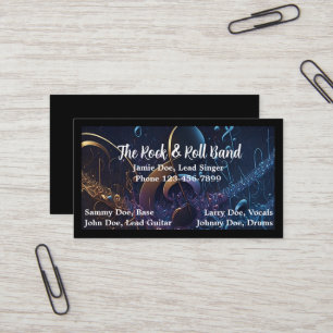 Band Musician Disc Jockey Business Card