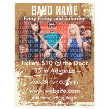 Band Name Music Flyer