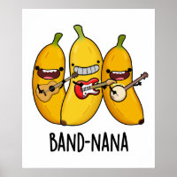 Band-nana Funny Fruit Banana Pun 