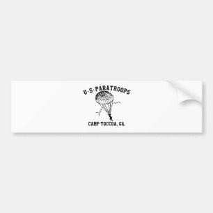Band of Brothers Currahee US Paratrooper Toccoa Bumper Sticker