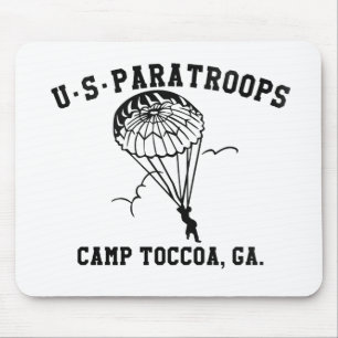 Band of Brothers Currahee US Paratrooper Toccoa Mouse Mat