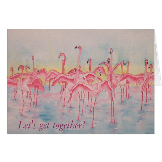 Band on the Run Let's Get Together Card (Front Horizontal)