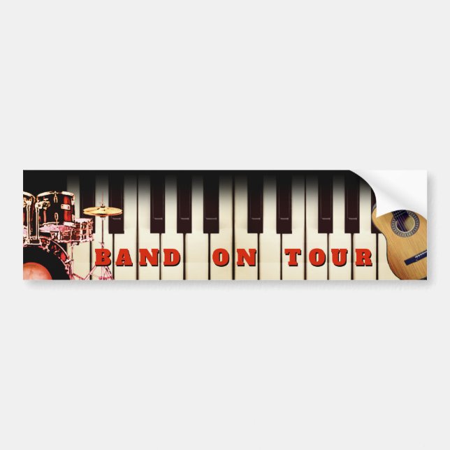 Band on Tour Bumper Sticker (Front)