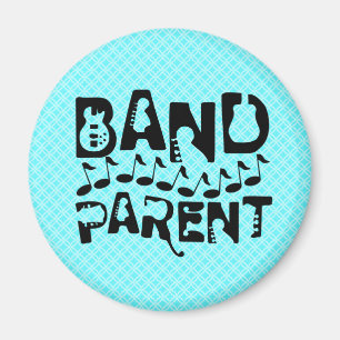 Band Parent Music Notes Magnet