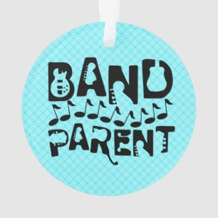 Band Parent Music Notes Ornament