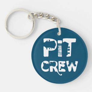 Band Pit Crew Musical Text Key Ring
