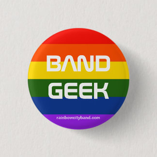 Band Pride 3 Cm Round Badge
