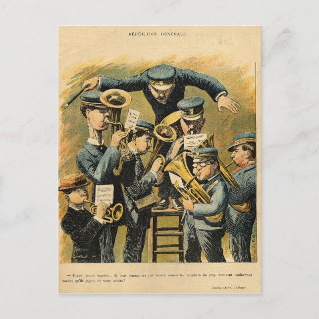 Band rehearsal postcard (Front)
