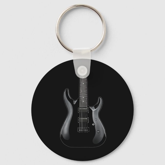 Band  Rock And Roll Guitar s For Men Band Tee 11 Key Ring (Front)