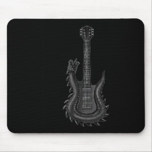 Band  Rock And Roll Guitar s For Men Band Tee 6 Mouse Mat