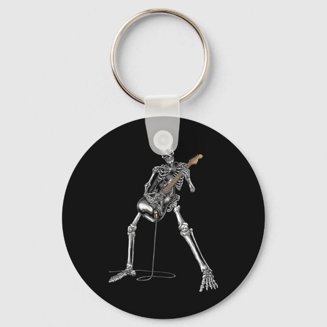 Band  Rock And Roll Guitar s For Men Band Tee  Key Ring (Front)