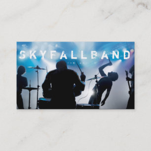 Band, Rock, Singers Performance Entertainment Business Card