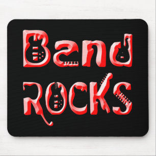 Band Rocks Mouse Mat