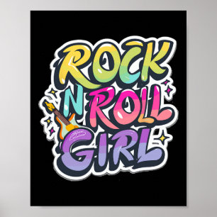 Band Shirts For Kids Rock N Roll Girl Rock And Rol Poster