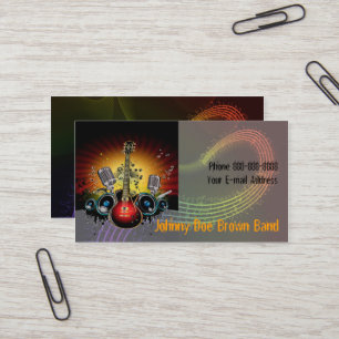 Band Singer Business Card