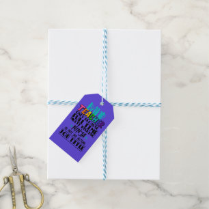 Band Teacher Only Because Full Time Multi Tasking Gift Tags