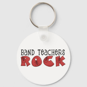 Band Teachers Rock Tshirts and Gifts Key Ring