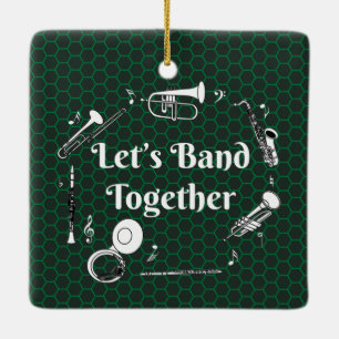 Band Together Ceramic Ornament