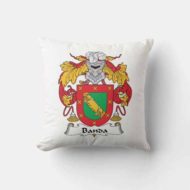 Banda Family Crest Cushion (Front)