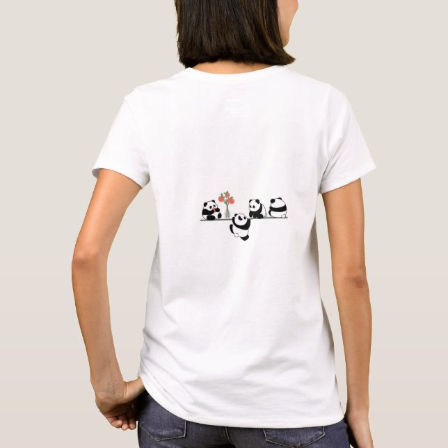 "Banda Vibes: Cute & Trendy Tee" T-Shirt (Back)