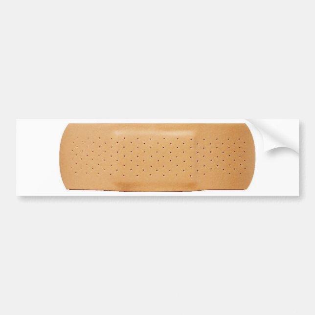 Bandage for Your Car Bumper Sticker (Front)
