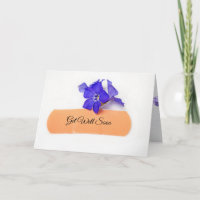 bandage on myrtle flower
