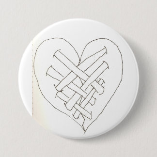 Bandaged Heart 7.5 Cm Round Badge