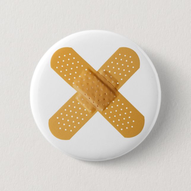 Bandages 6 Cm Round Badge (Front)