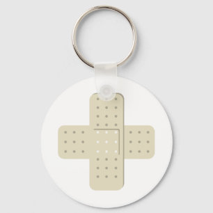 Bandaid Bandages Key Ring