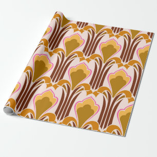 Bandana illustration. seamless pattern with paisle wrapping paper