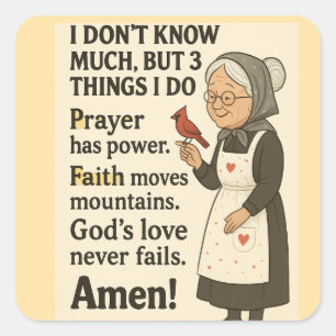 Bandana Square Sticker