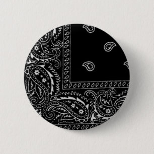 Bandanna 6 Cm Round Badge
