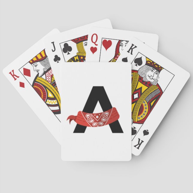 Bandanna Army Playing Cards (Back)