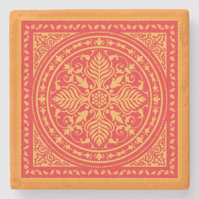 Bandanna Design-2 Stone Coaster (Front)
