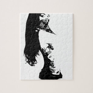 bandanna girl jigsaw puzzle